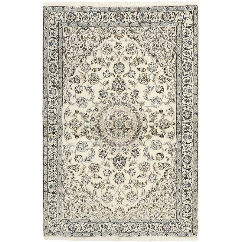 tappeto persia nain fine con seta cm 119x180