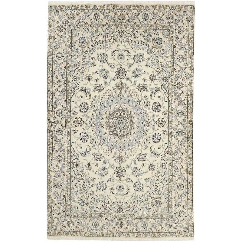 tappeto persia nain fine con seta cm 154x254