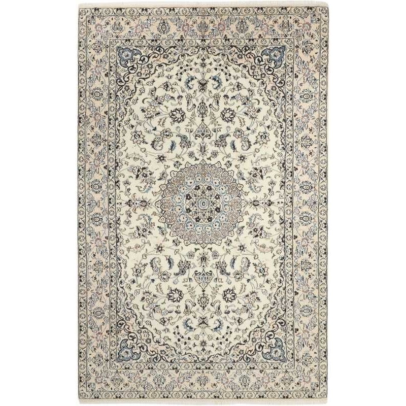 tappeto persia nain fine con seta cm 158x251