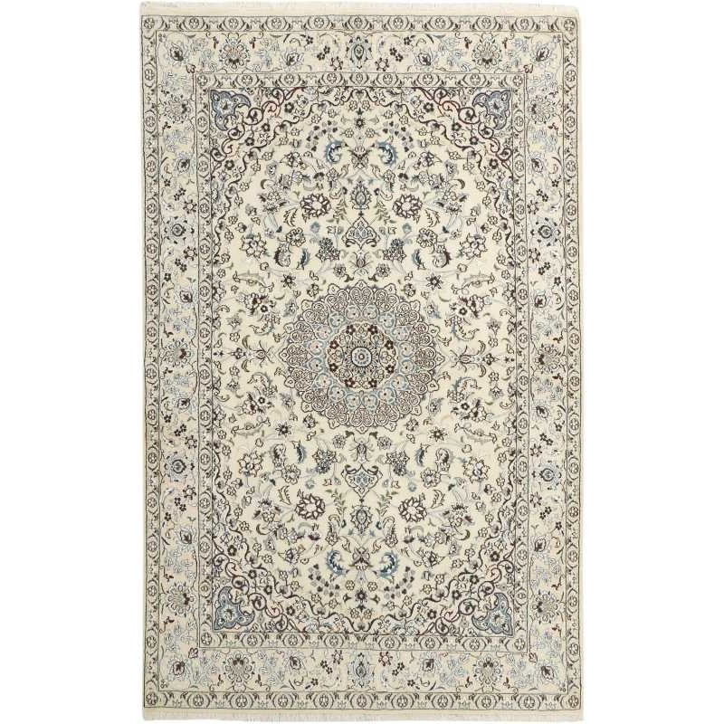 tappeto persia nain fine con seta cm 160x259