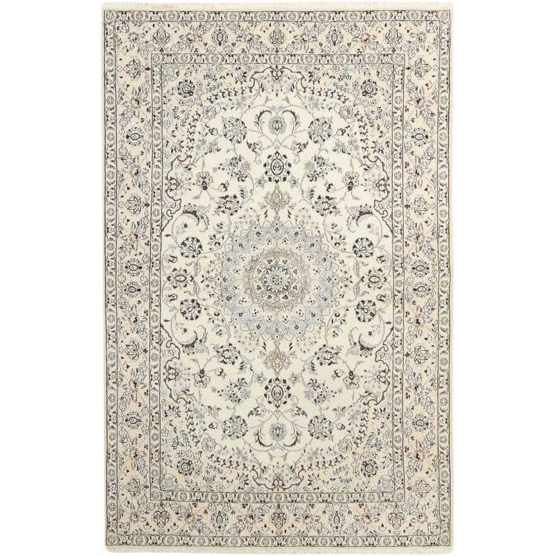 tappeto persia nain fine con seta cm 158x247