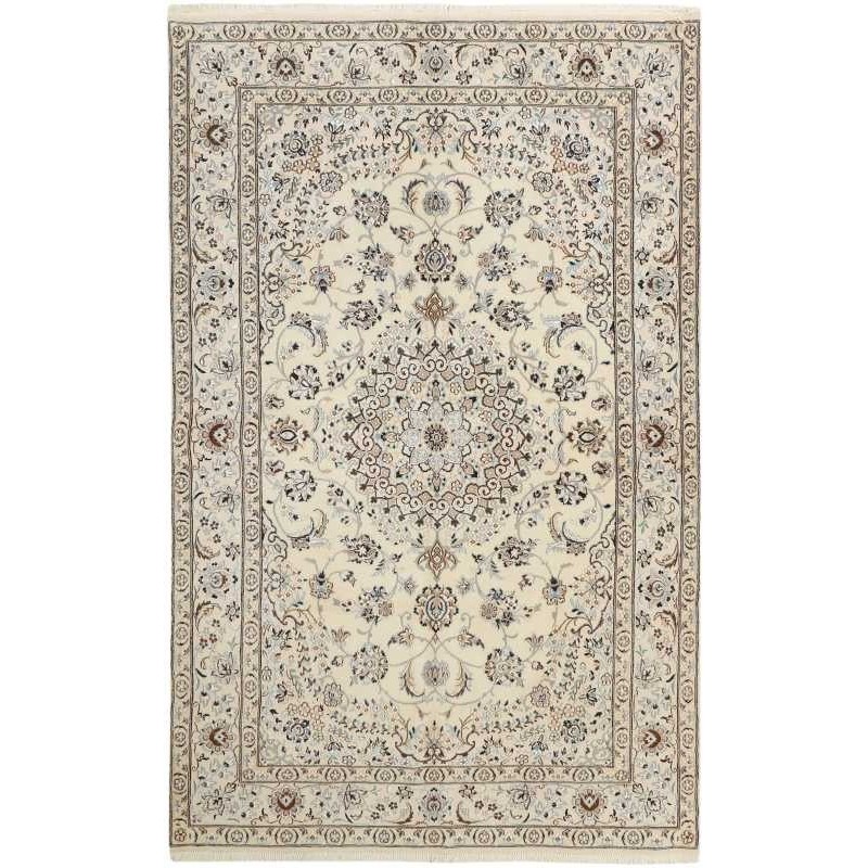tappeto persia nain fine con seta cm 158x247
