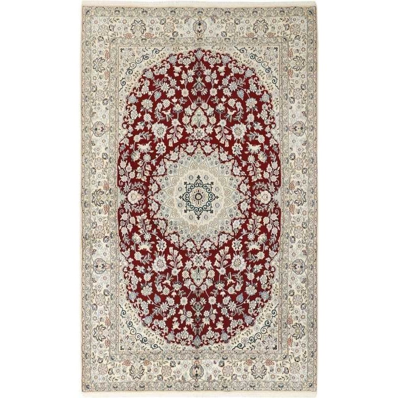 tappeto persia nain fine con seta cm 155x250