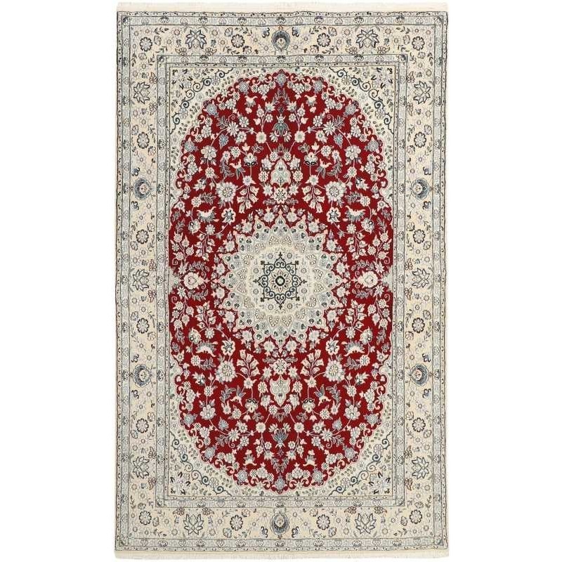 tappeto persia nain fine con seta cm 149x238