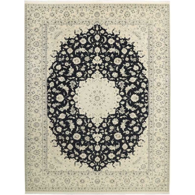 tappeto persia nain fine con seta cm 250x345