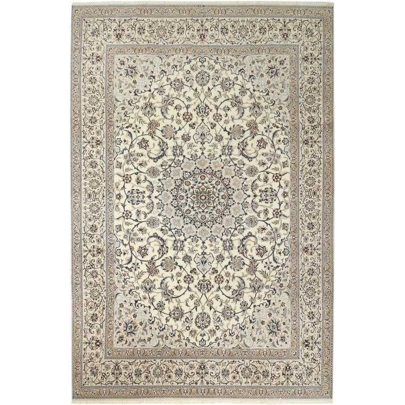 tappeto persia nain fine con seta cm 240x354
