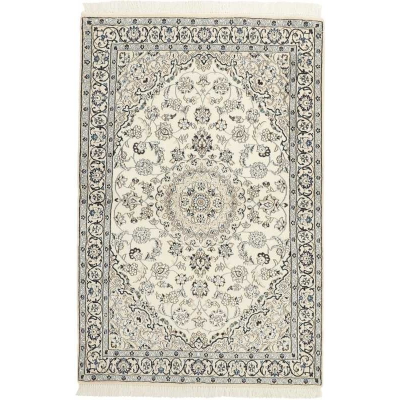tappeto persia nain fine con seta cm 115x178