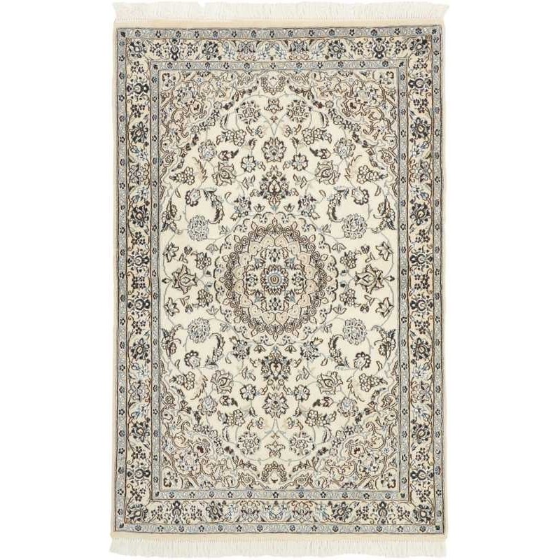 tappeto persia nain fine con seta cm 115x178