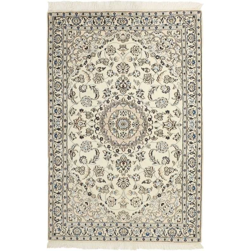 tappeto persia nain fine con seta cm 117x175