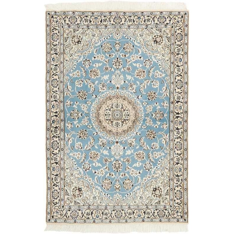 tappeto persia nain fine con seta cm 115x173