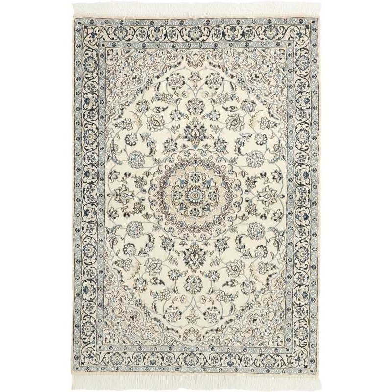 tappeto persia nain fine con seta cm 119x175