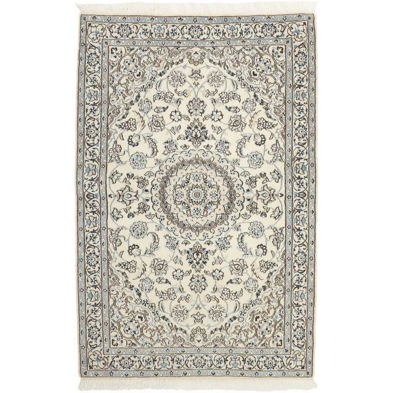 tappeto persia nain fine con seta cm 118x184
