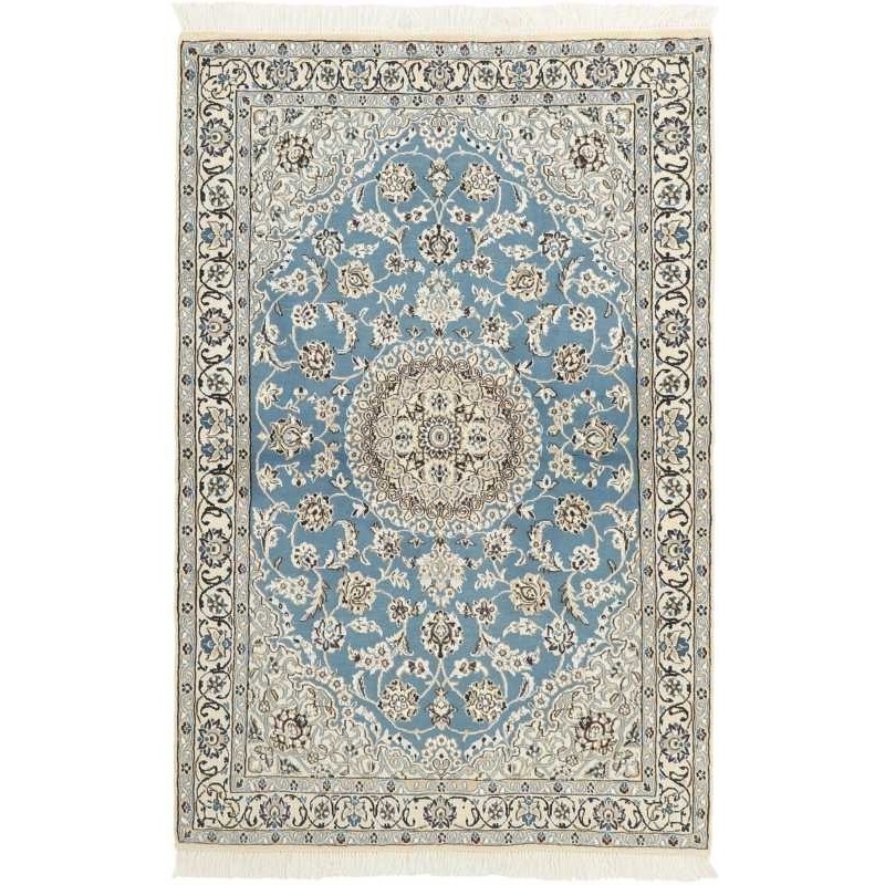 tappeto persia nain fine con seta cm 120x178