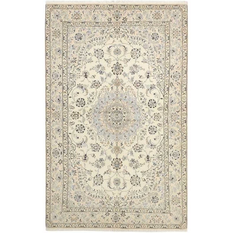 tappeto persia nain fine con seta cm 155x248