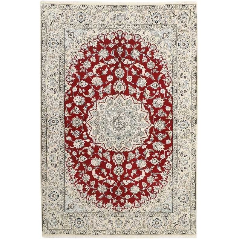 tappeto persia nain fine con seta cm 156x240