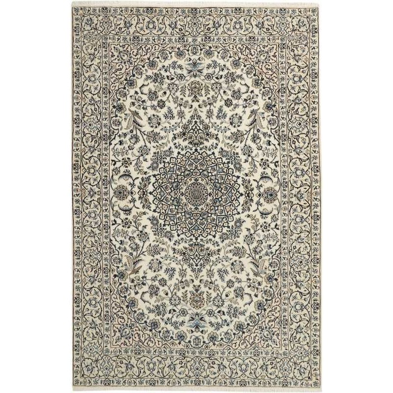tappeto persia nain fine con seta cm 160x244