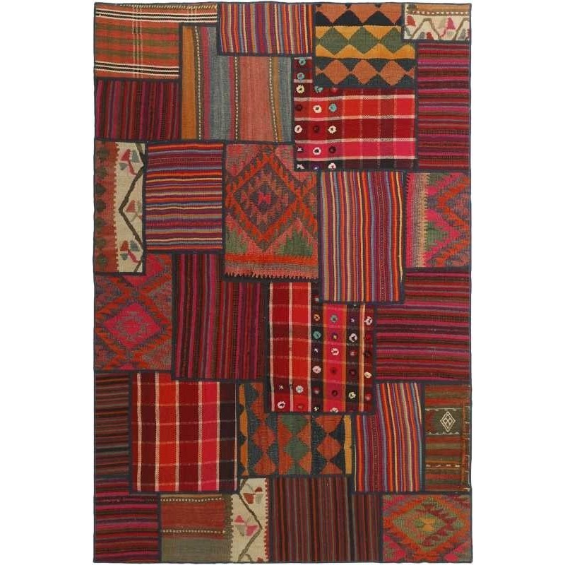 tappeto persia tekkeh kelim cm 138x201