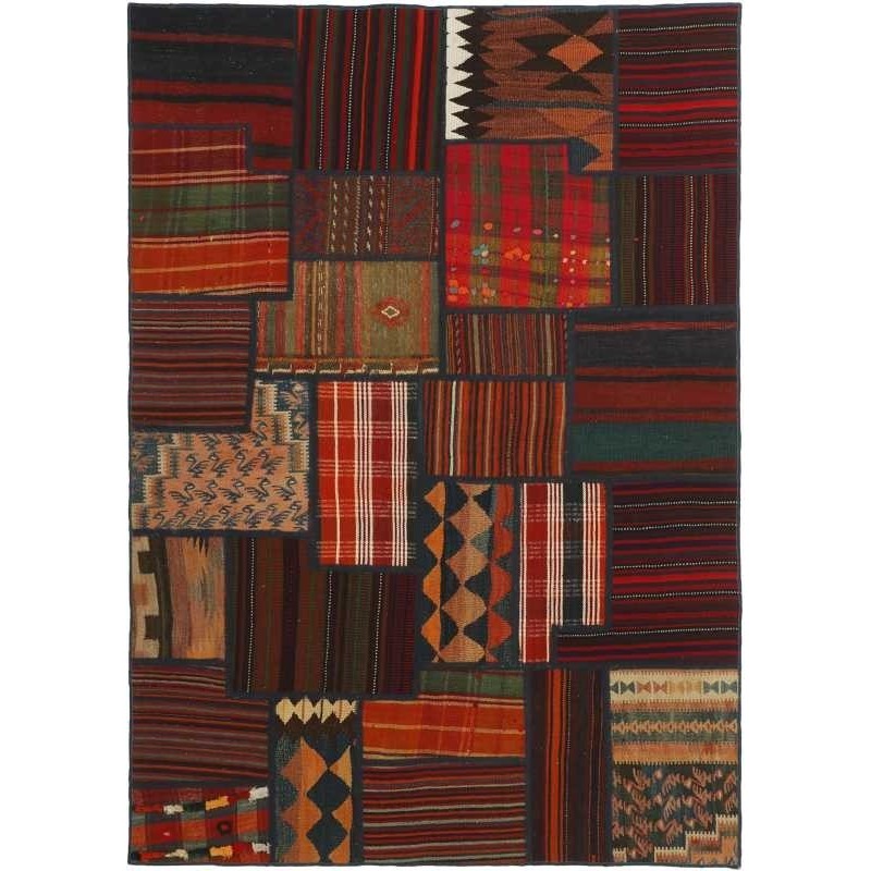 tappeto persia tekkeh kelim cm 144x202