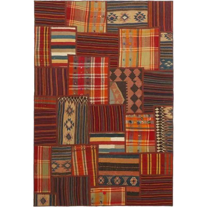 tappeto persia tekkeh kelim cm 135x199