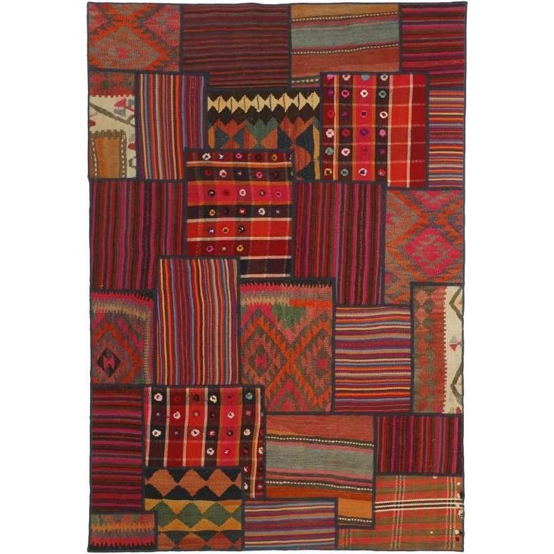 tappeto persia tekkeh kelim cm 140x202