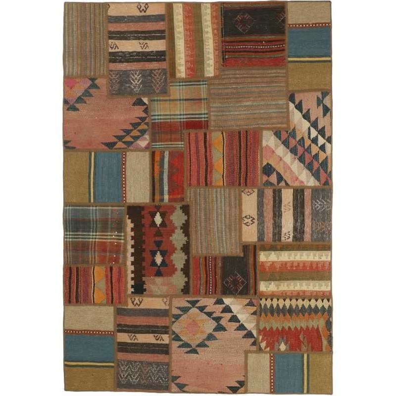 tappeto persia tekkeh kelim cm 140x202