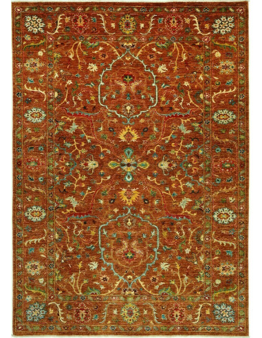 Zigler Fine Pakistan marrone sella e legno robusto 170x238