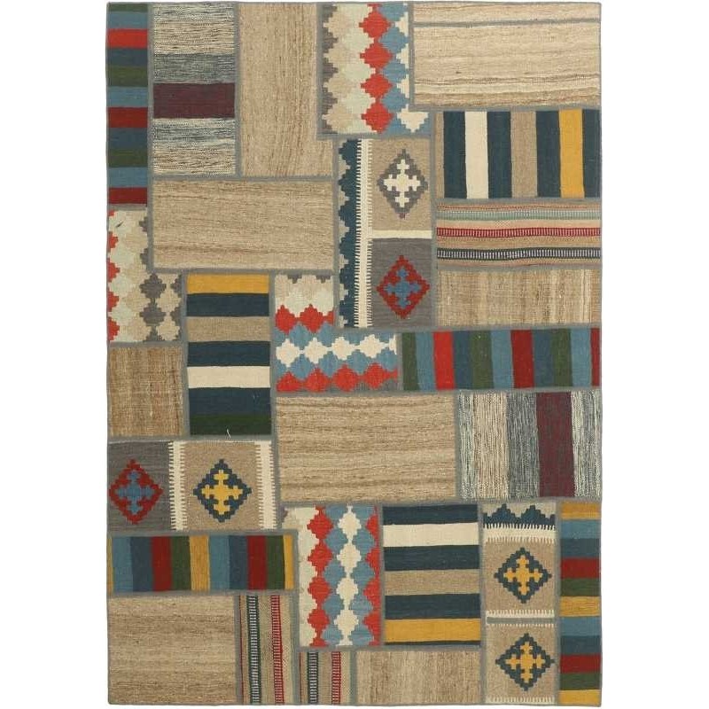 tappeto persia tekkeh kelim cm 141x202