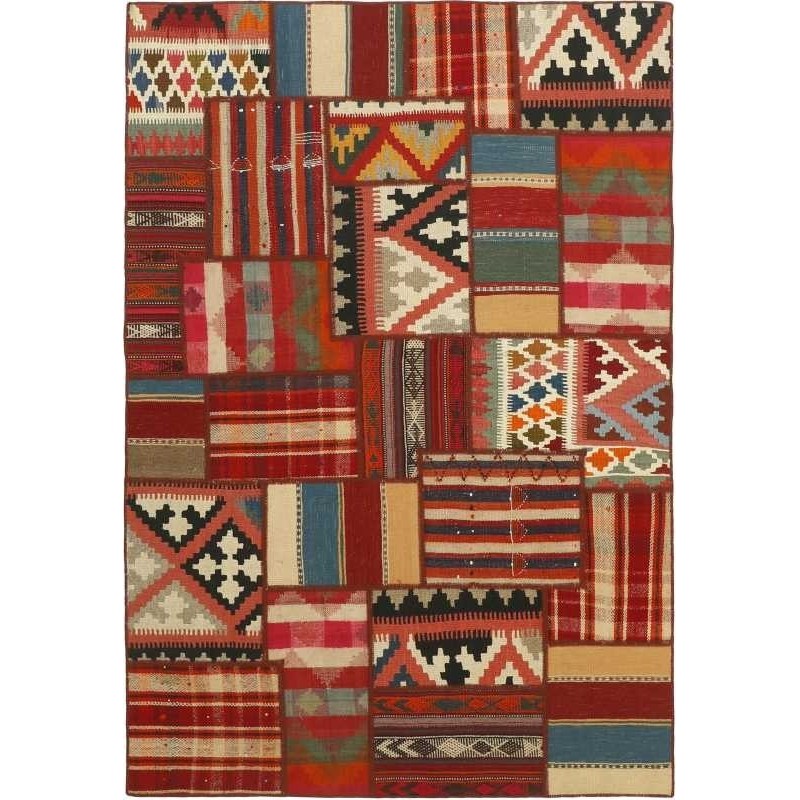 tappeto persia tekkeh kelim cm 141x203