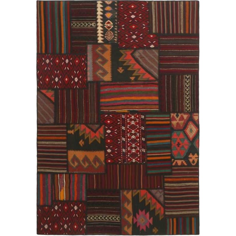 tappeto persia tekkeh kelim cm 141x201