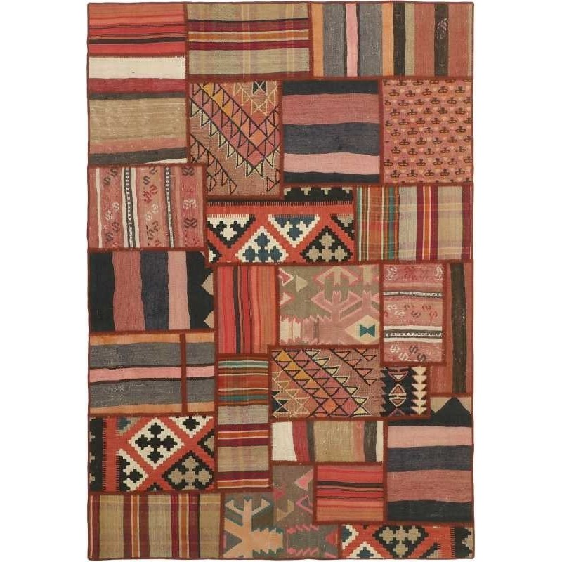 tappeto persia tekkeh kelim cm 141x201