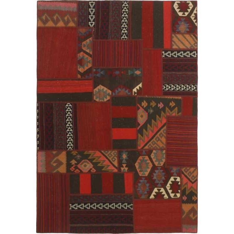 tappeto persia tekkeh kelim cm 141x203