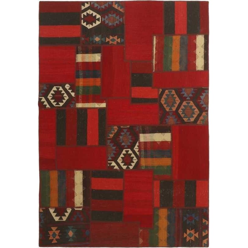 tappeto persia tekkeh kelim cm 141x203