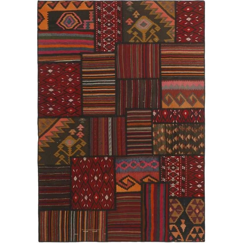 tappeto persia tekkeh kelim cm 141x203