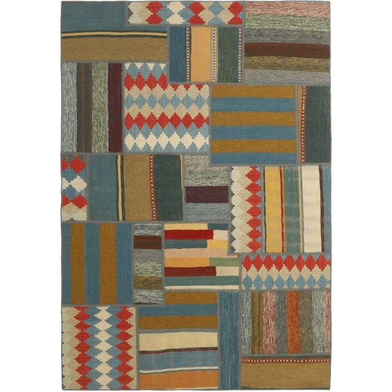 tappeto persia tekkeh kelim cm 141x203
