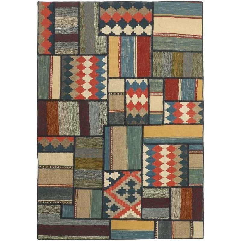tappeto persia tekkeh kelim cm 140x201