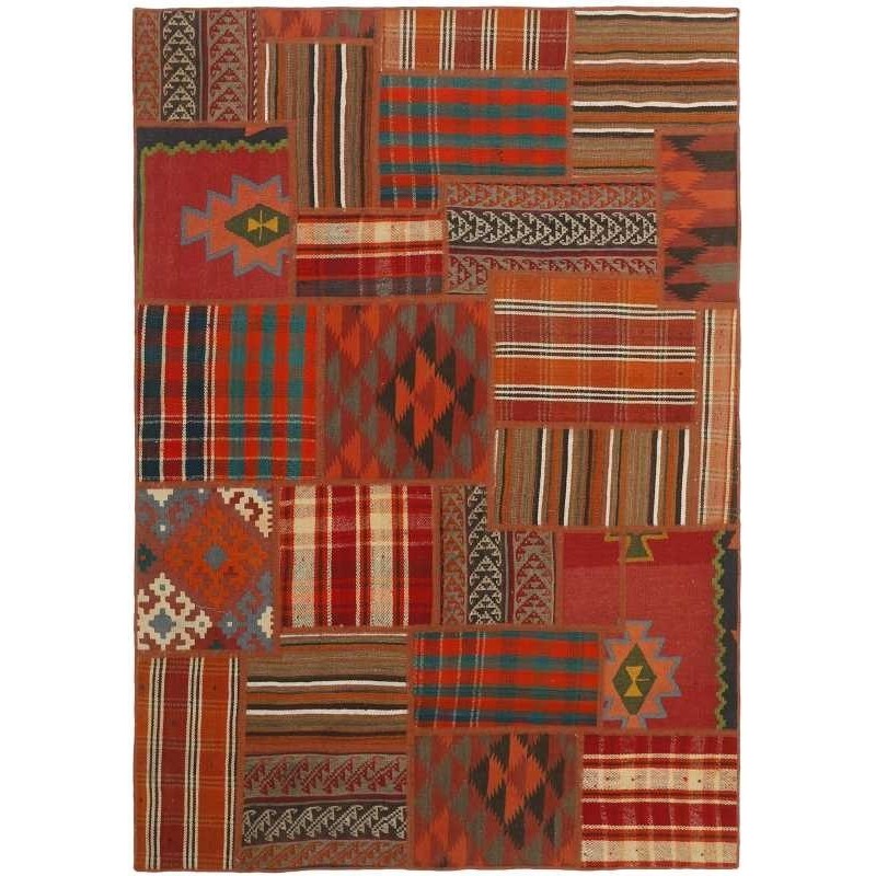 tappeto persia tekkeh kelim cm 140x201