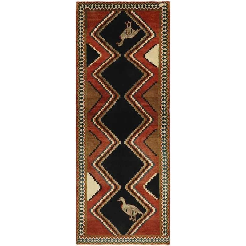 tappeto persia kashghai cm 112x275