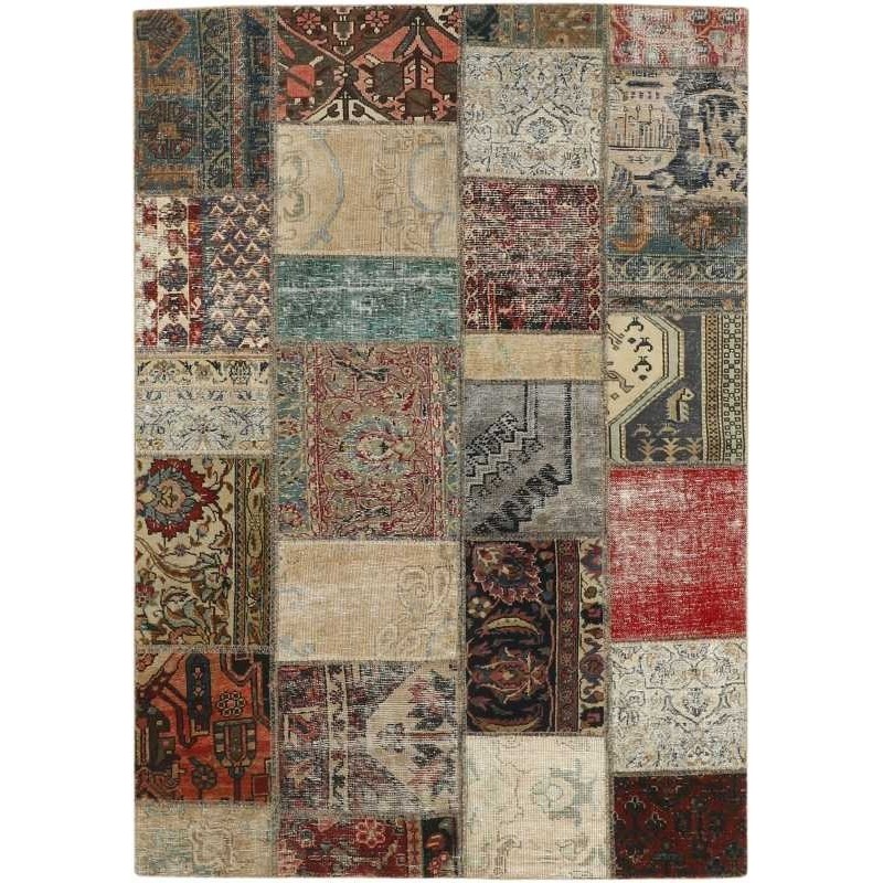 tappeto persia vintage patchwork cm 142x201