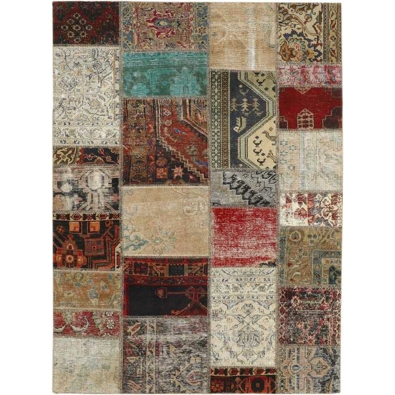 tappeto persia vintage patchwork cm 142x199