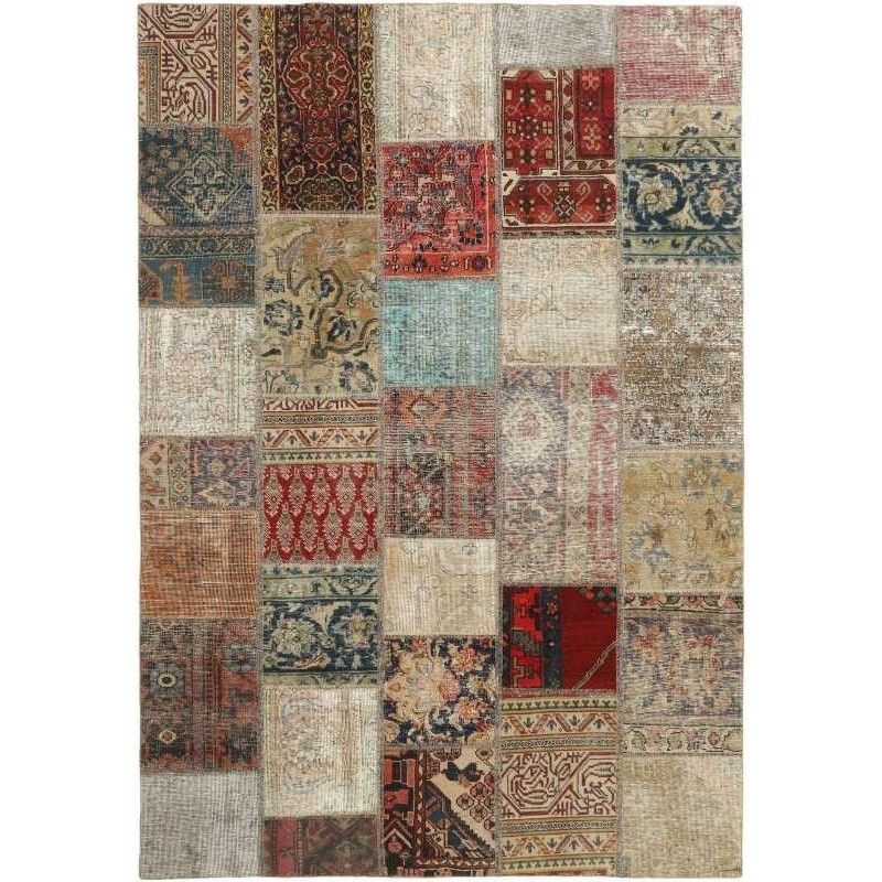 tappeto persia vintage patchwork cm 167x242