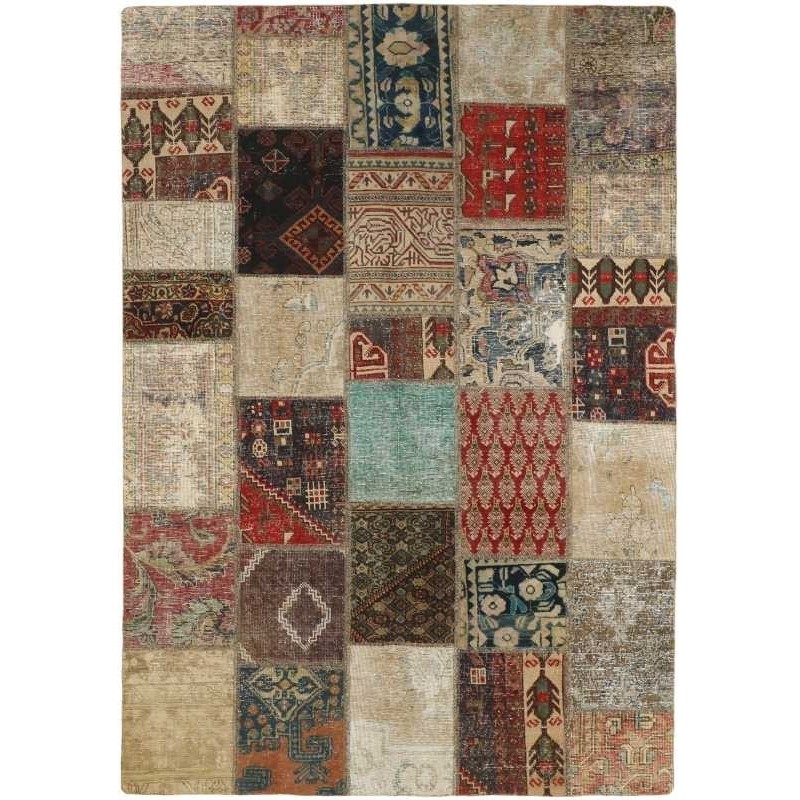 tappeto persia vintage patchwork cm 167x238
