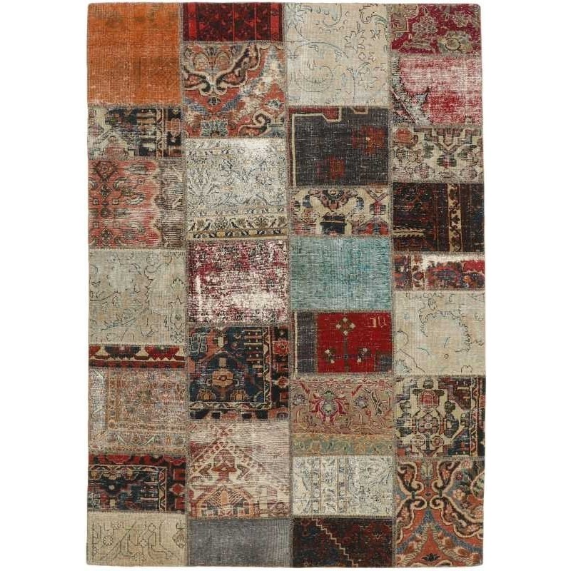 tappeto persia vintage patchwork cm 167x238
