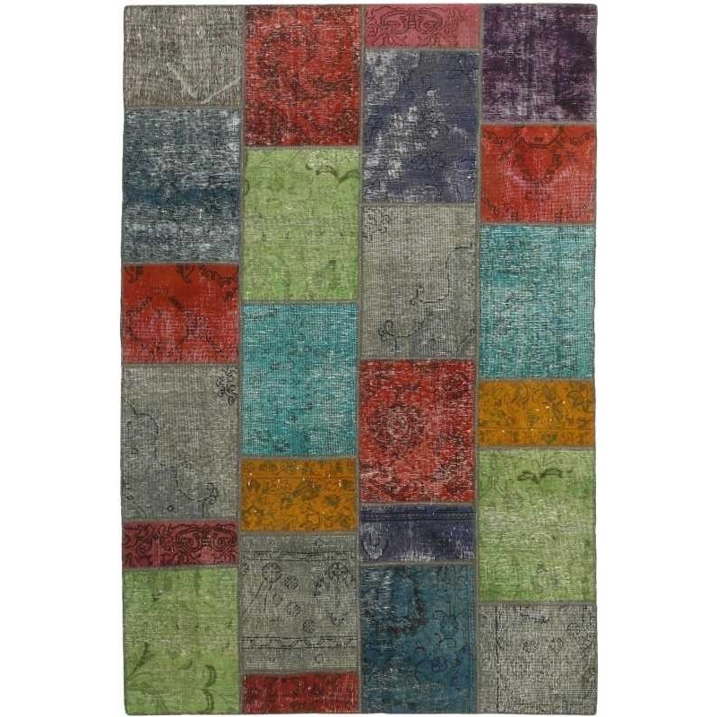 tappeto persia vintage patchwork cm 157x237