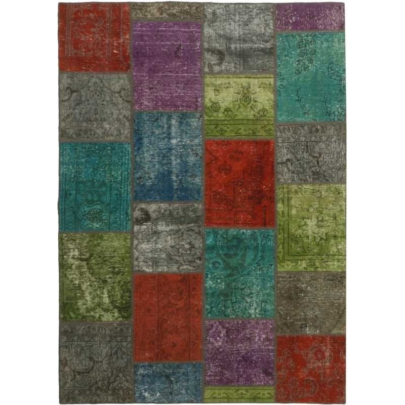 tappeto persia vintage patchwork cm 158x230