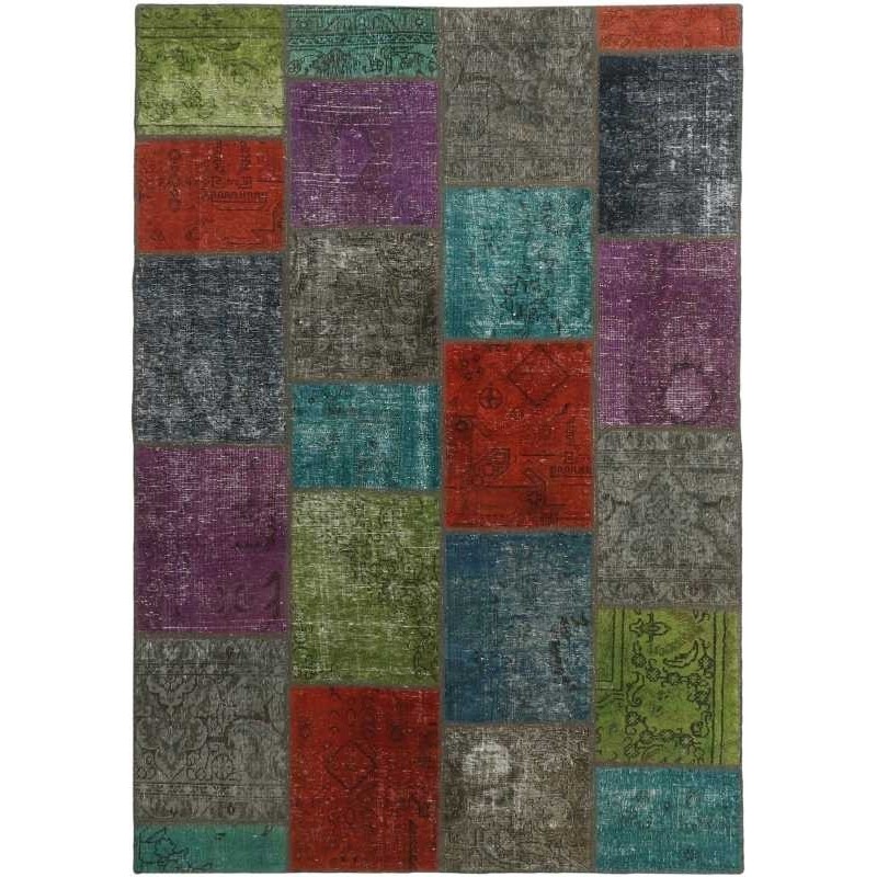 tappeto persia vintage patchwork cm 160x232