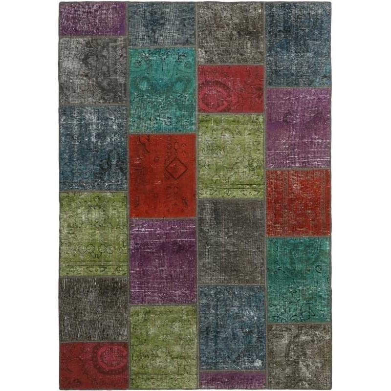 tappeto persia vintage patchwork cm 160x232