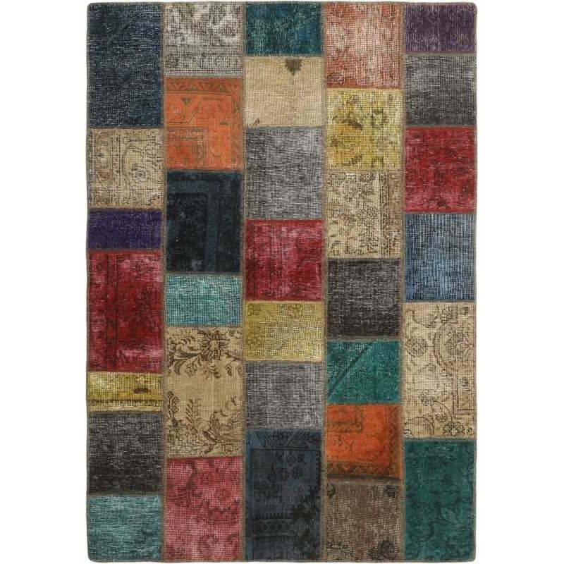 tappeto persia vintage patchwork cm 169x238