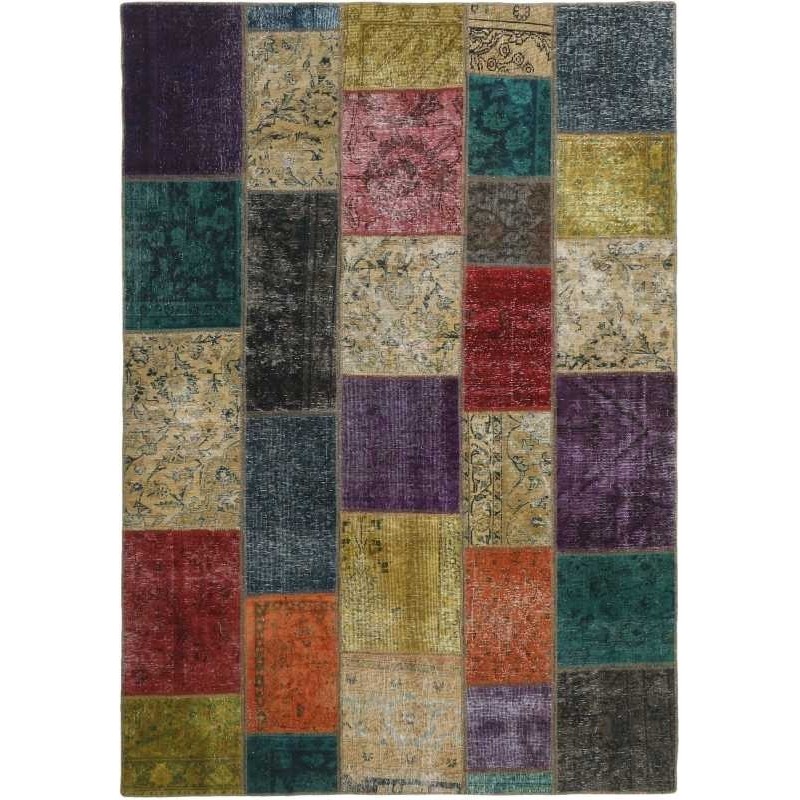 tappeto persia vintage patchwork cm 168x240