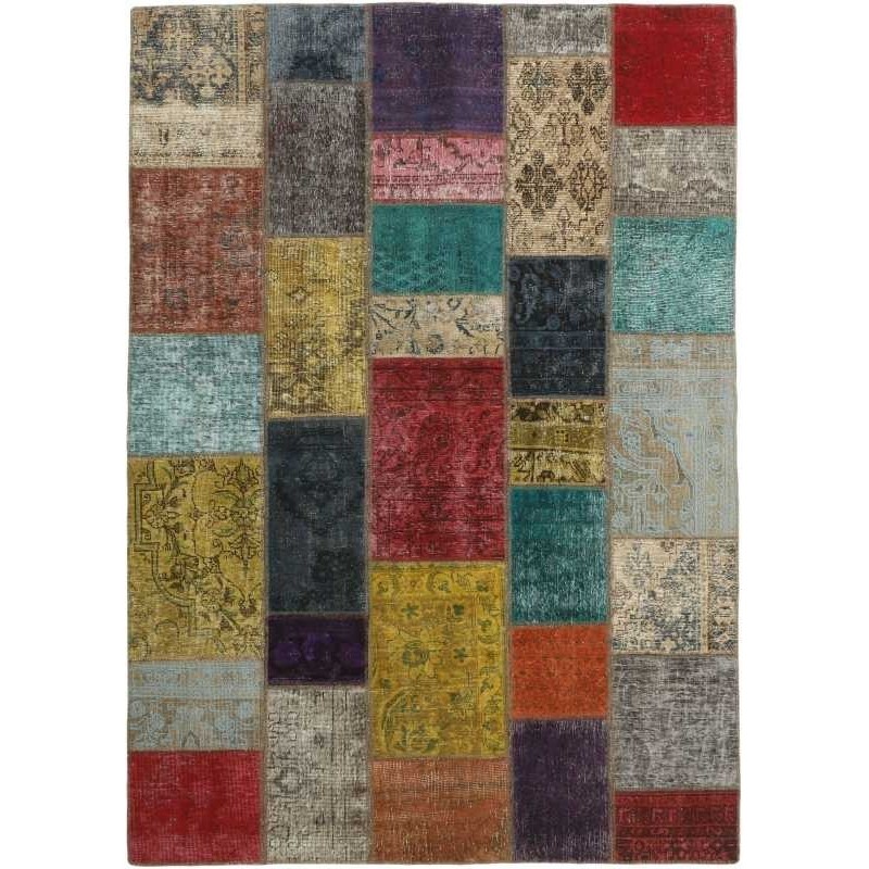 tappeto persia vintage patchwork cm 171x237