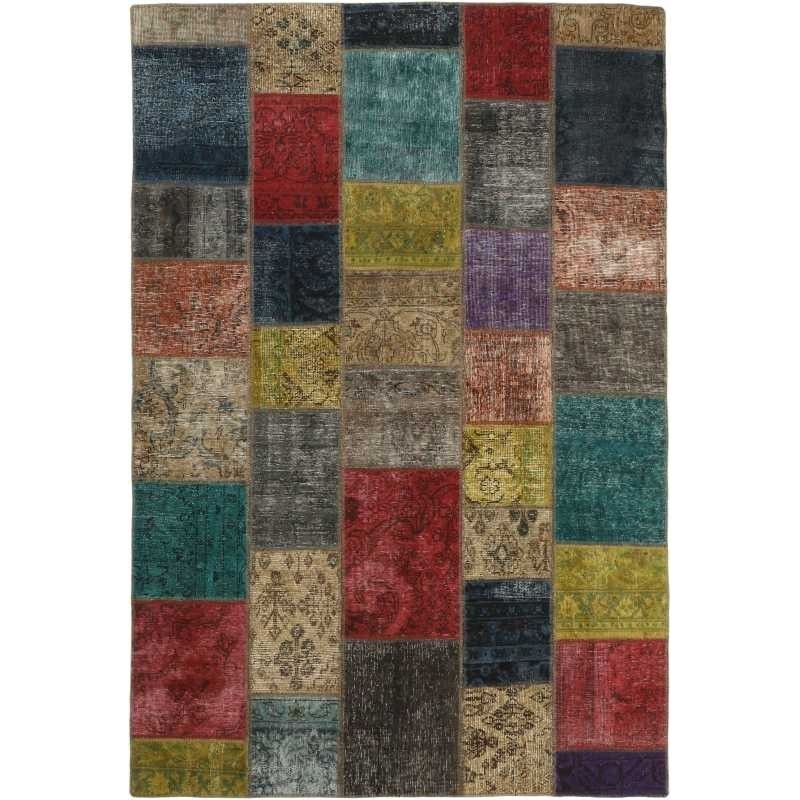 tappeto persia vintage patchwork cm 166x238